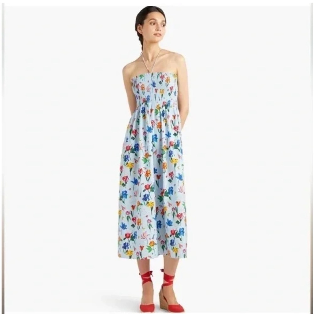 Hill House Lucy Nap Dress in Space Floral, NWOT - Picture 2 of 5